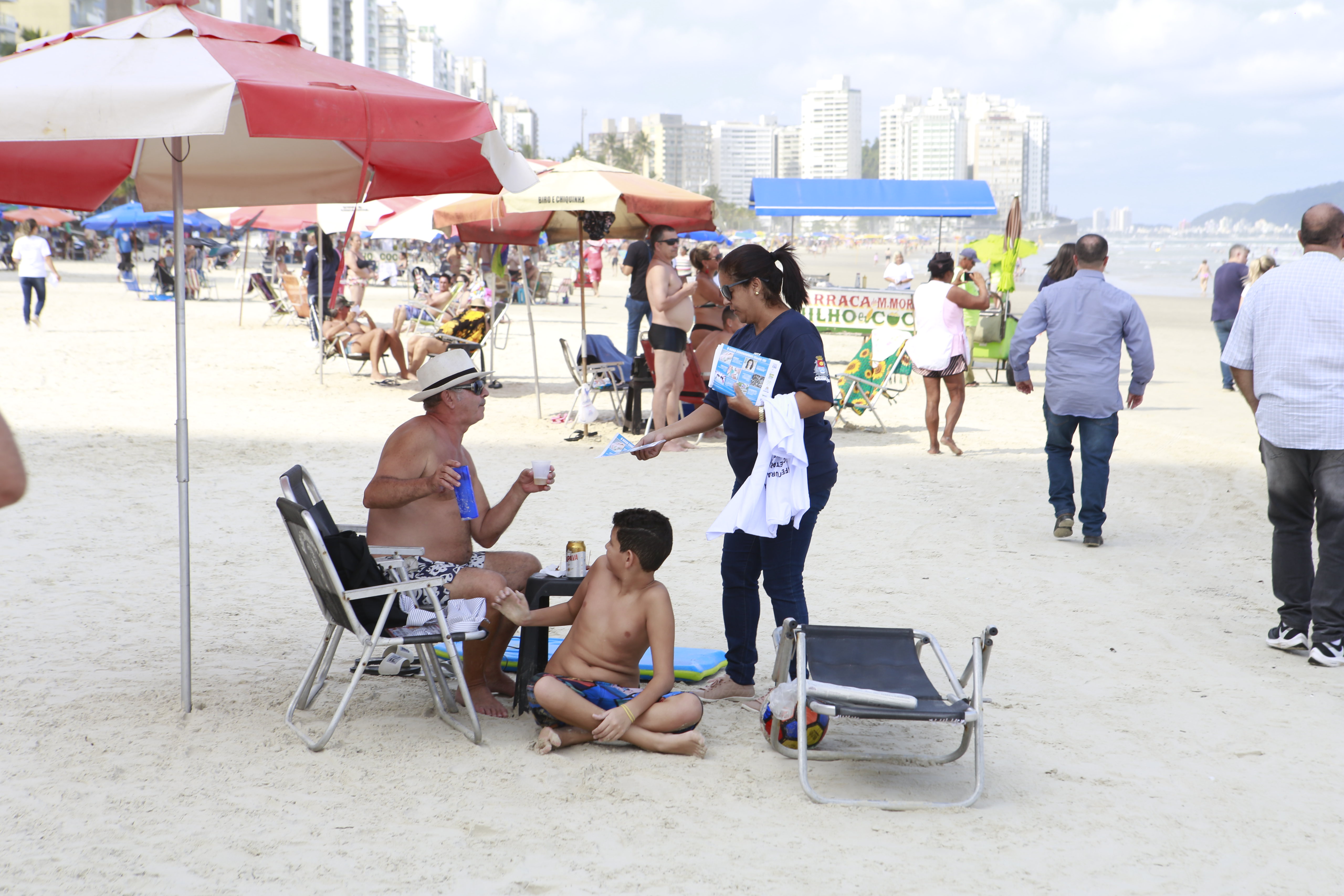 “Quarentena não é férias”, alerta Prefeitura de Guarujá nas praias