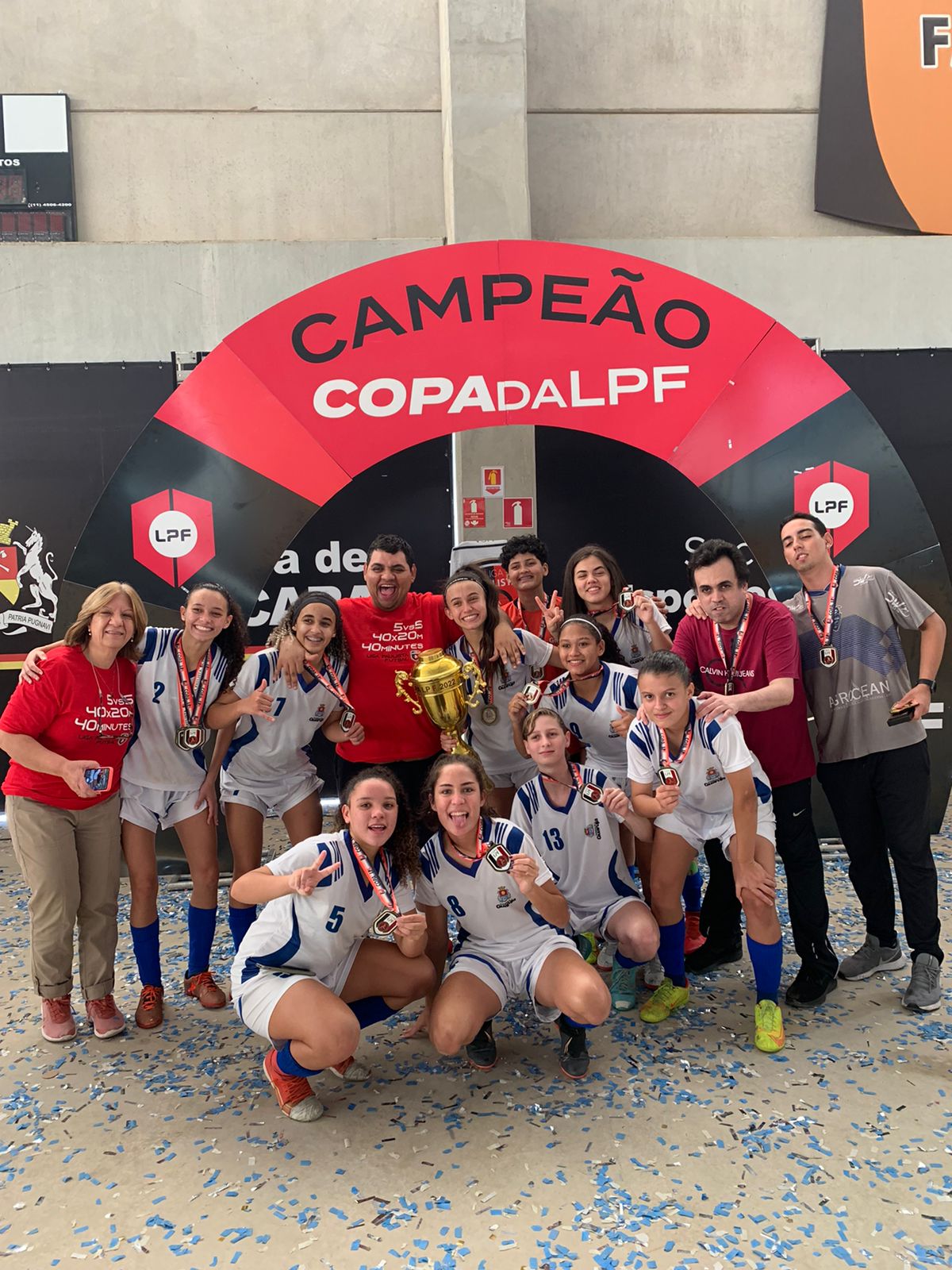 Guarujá é campeã da Liga Paulista de Futsal feminino